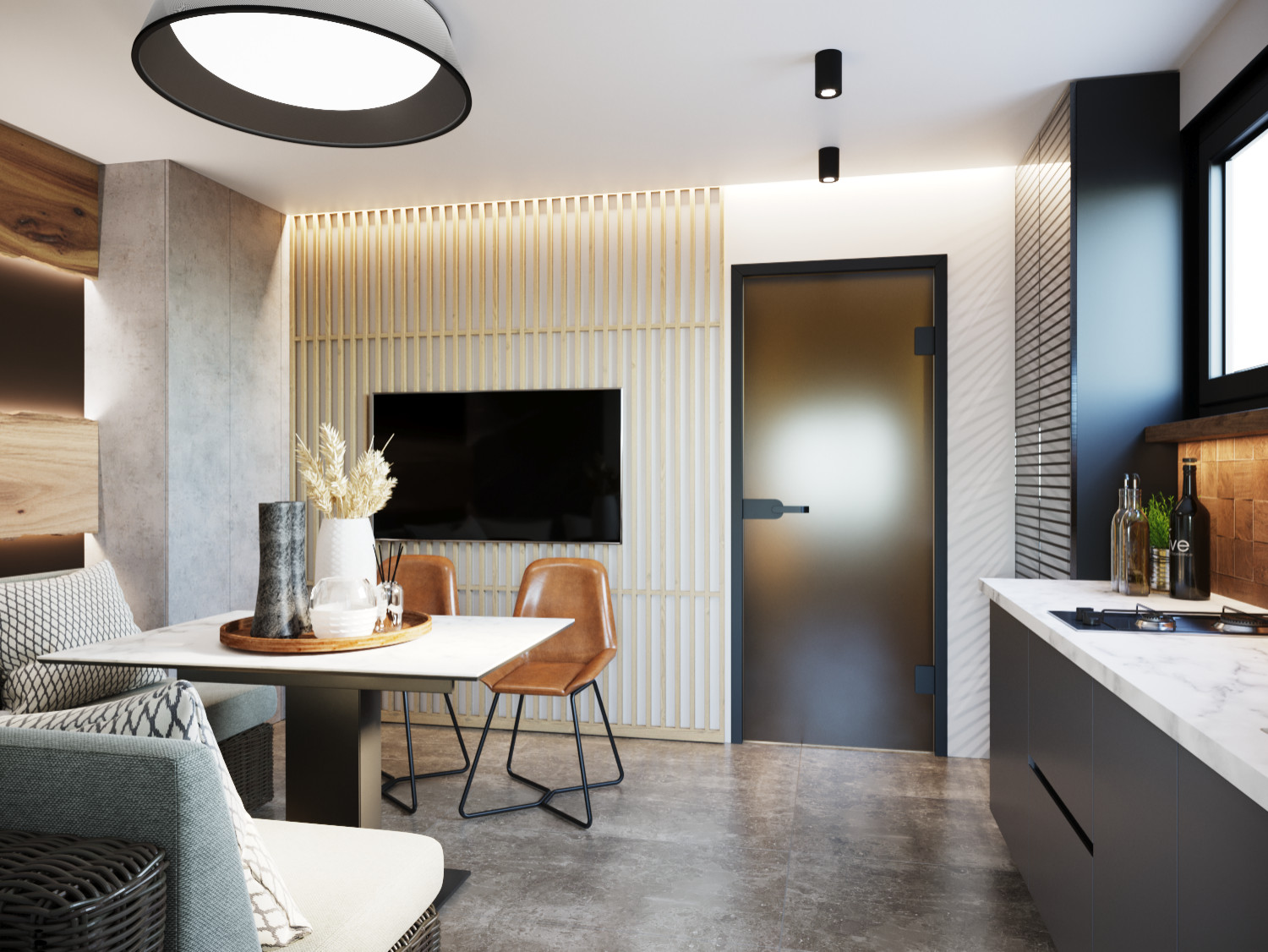 Банный комплекс в частном доме.