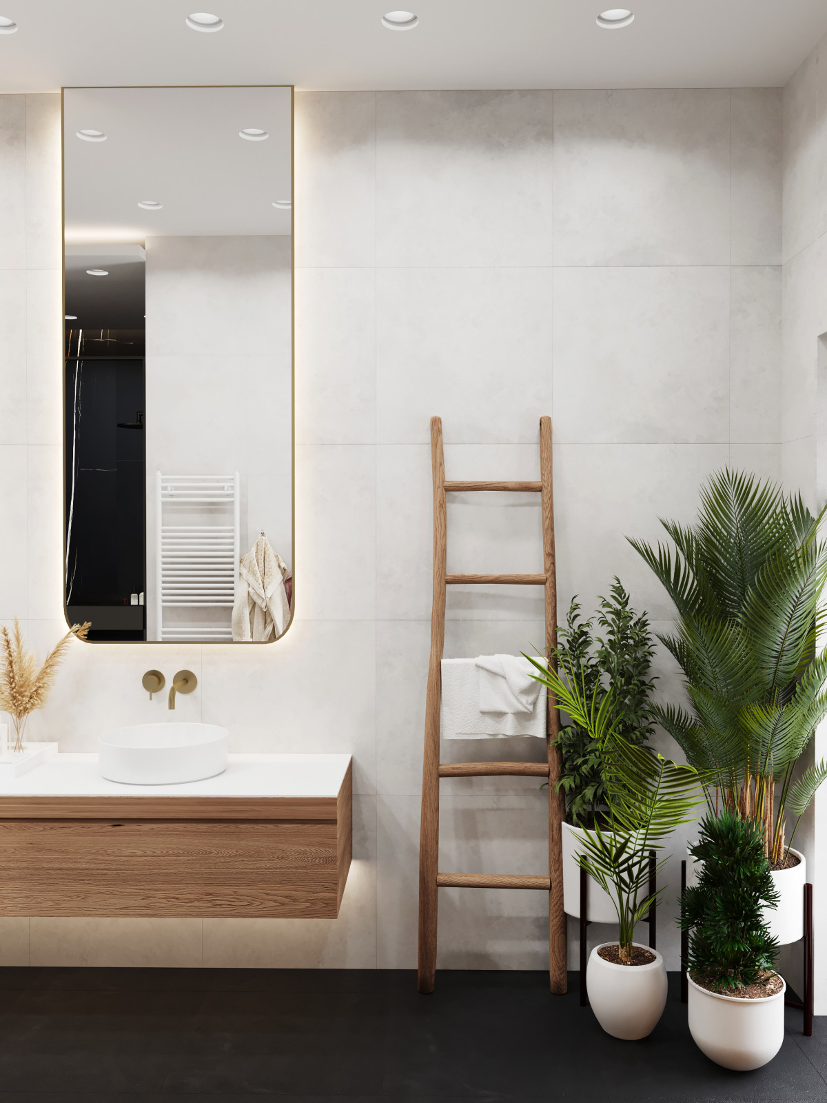 Дом в Репинских усадьбах. Мастер-ванная