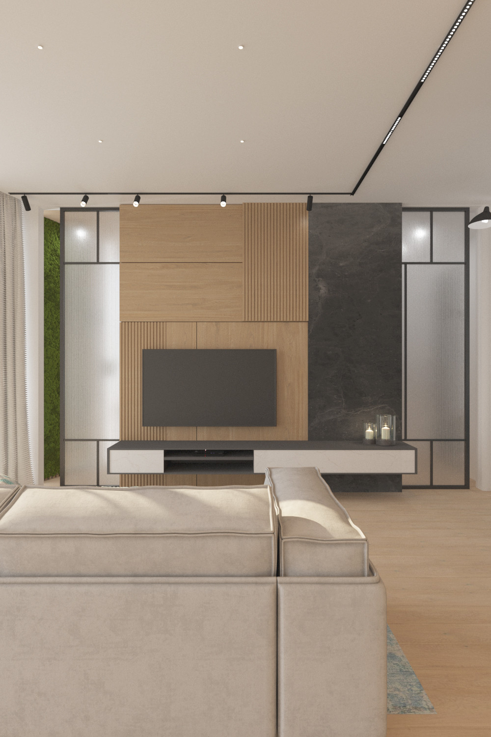 Современная квартира для дружной семьи