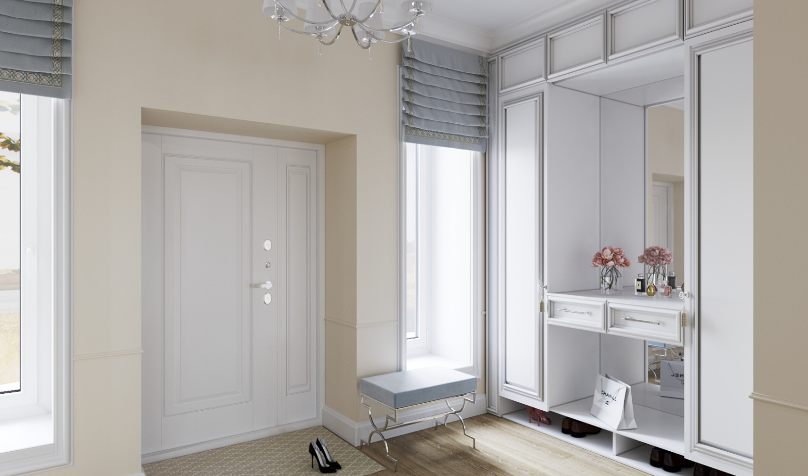 Прихожая в загородном доме