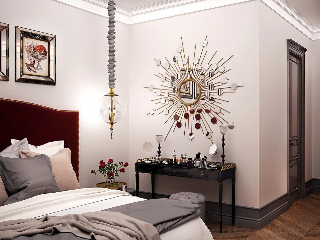 спальня стиль голливуд