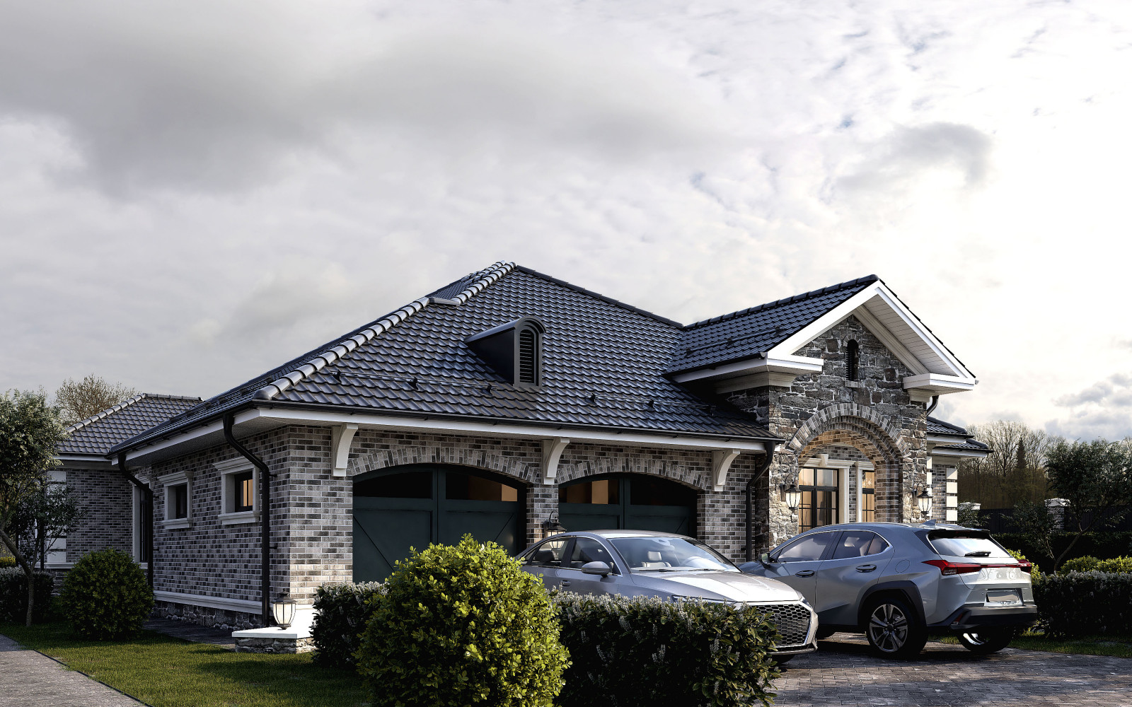 Проект классического одноэтажного дома в Адыгее