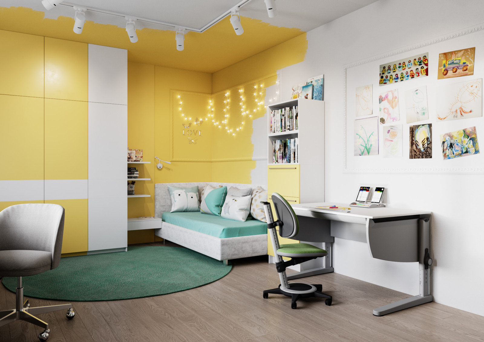 Квартира для семьи друзей.