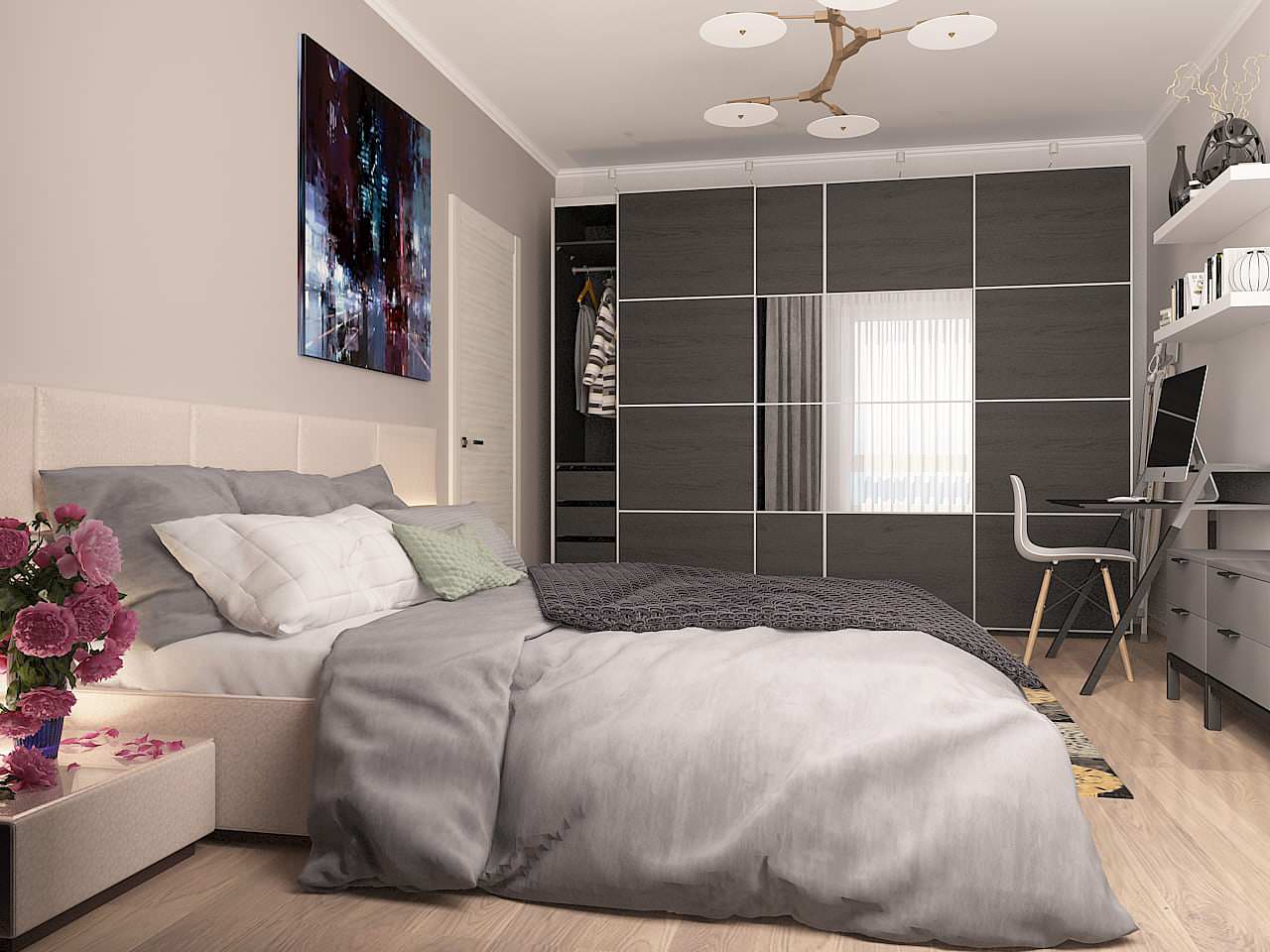 Двухкомнатная. Стены+мебель. Москва