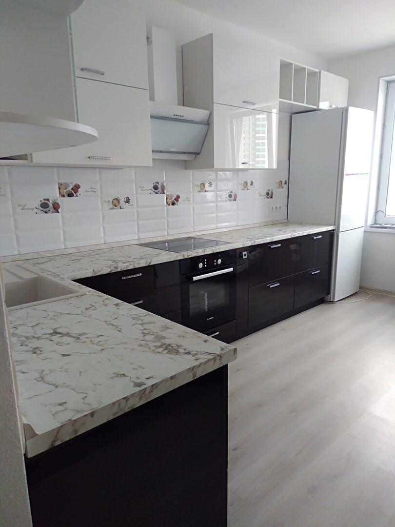 Кухня Белый /Шоколад