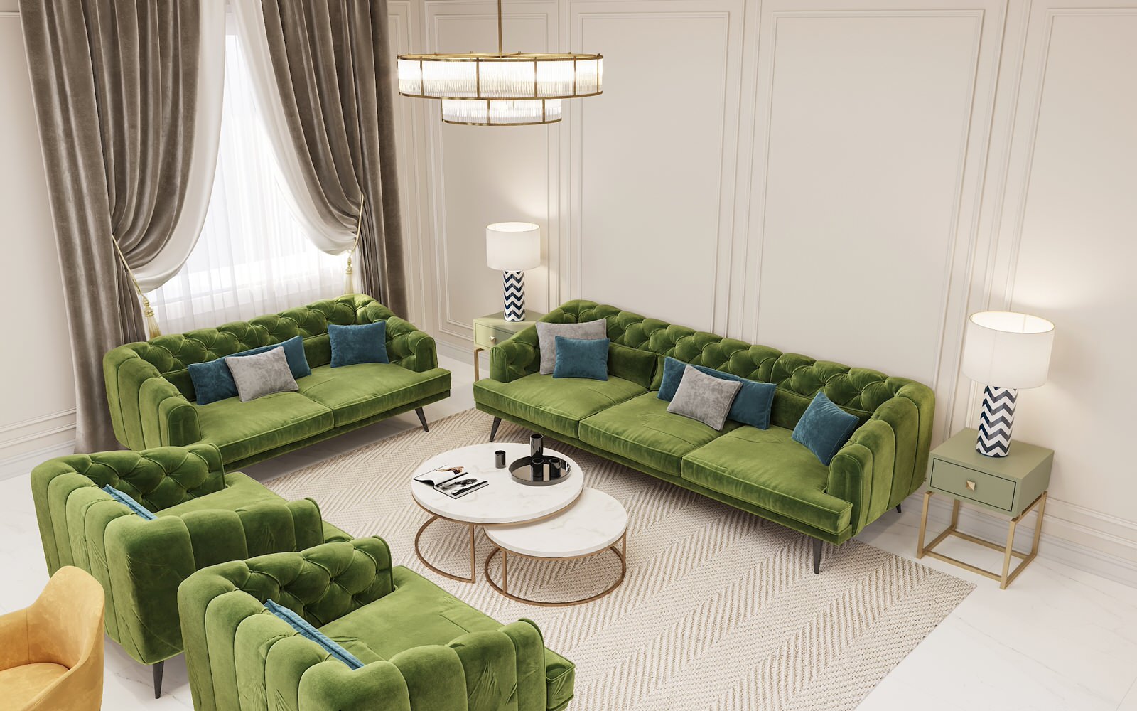 Жилой дом. Дизайн интерьера 1 этажа