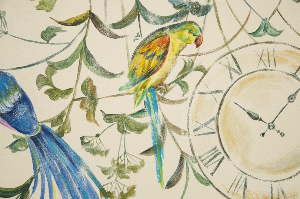 Роспись "Птички" в стиле прованс