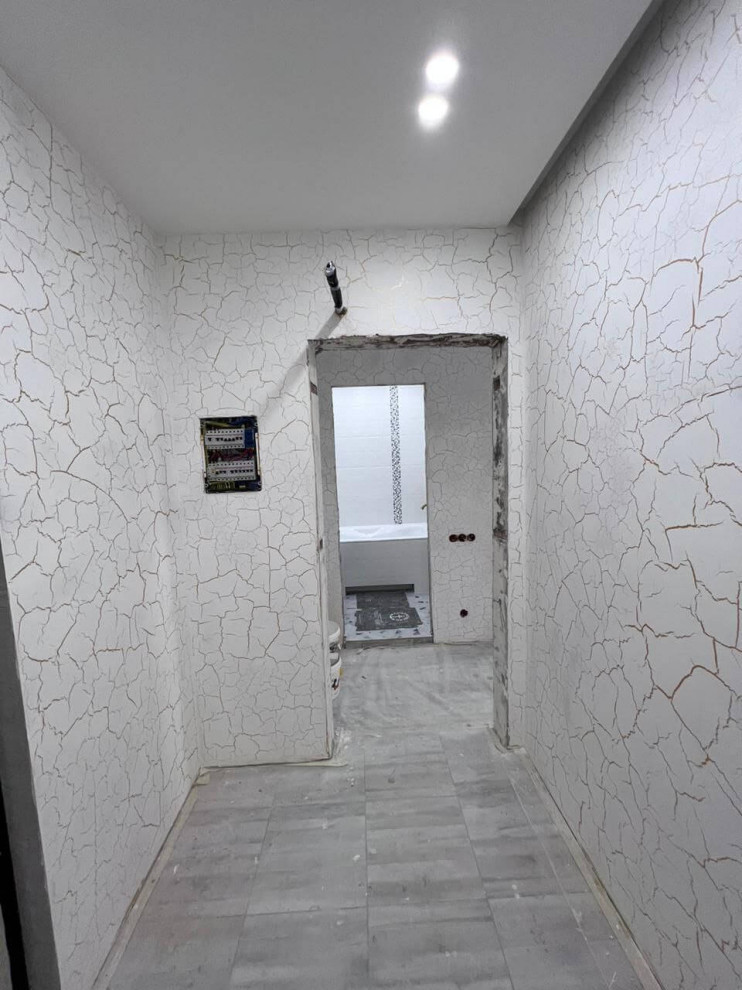 Отделка входной группы под кракелюр