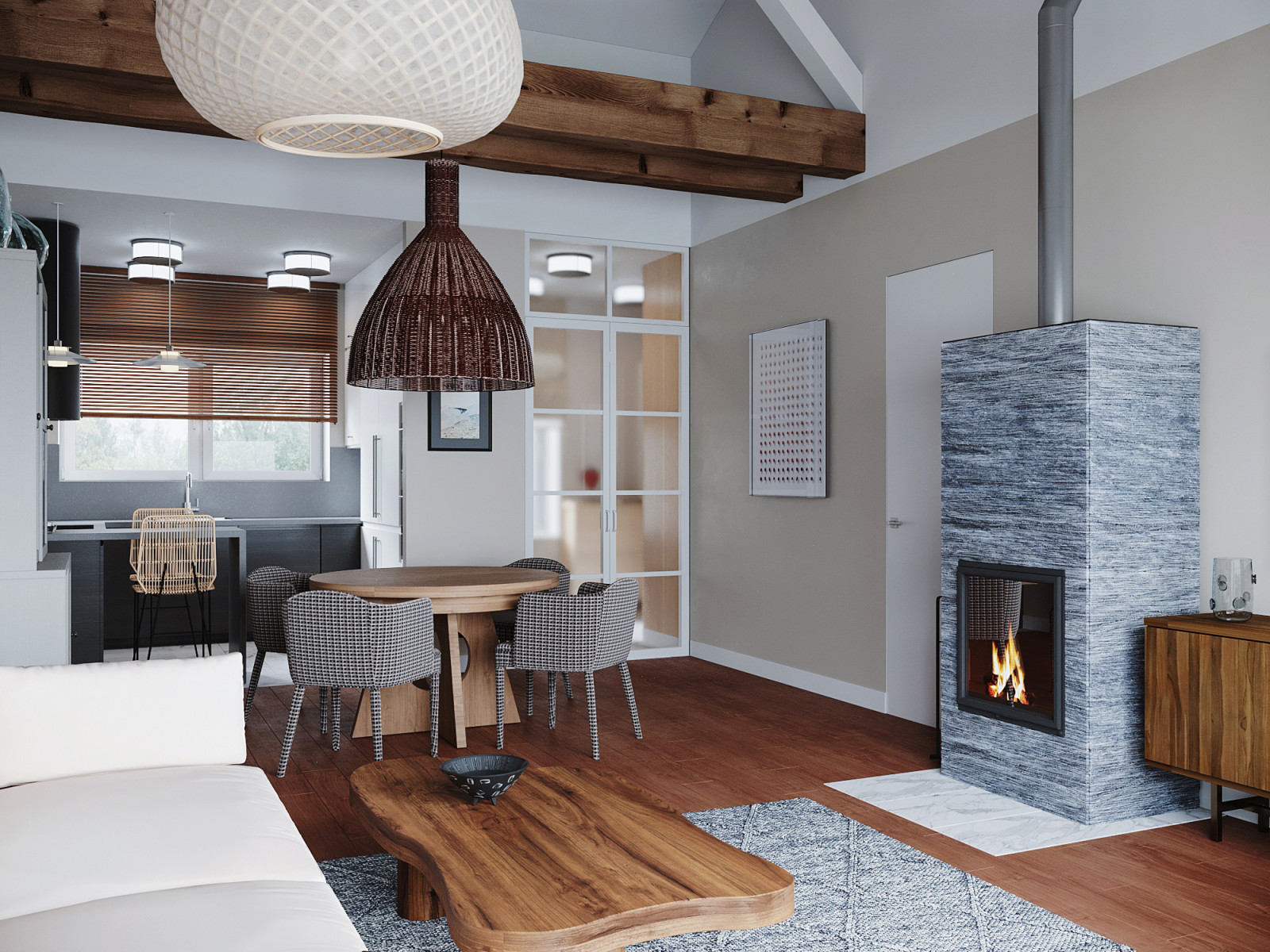 Дизайн проект дома в скандинавском стиле