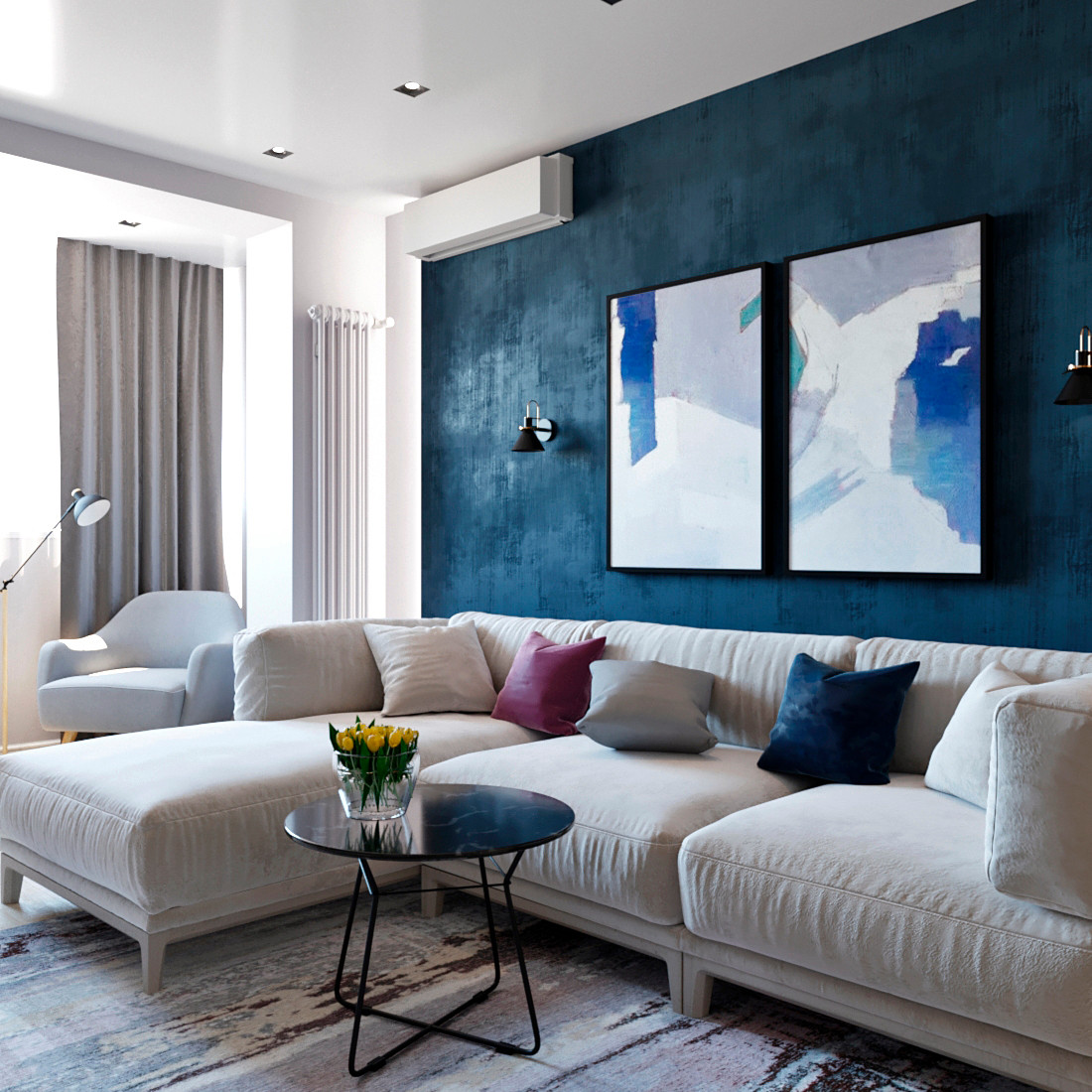 Гостиная в современном стиле