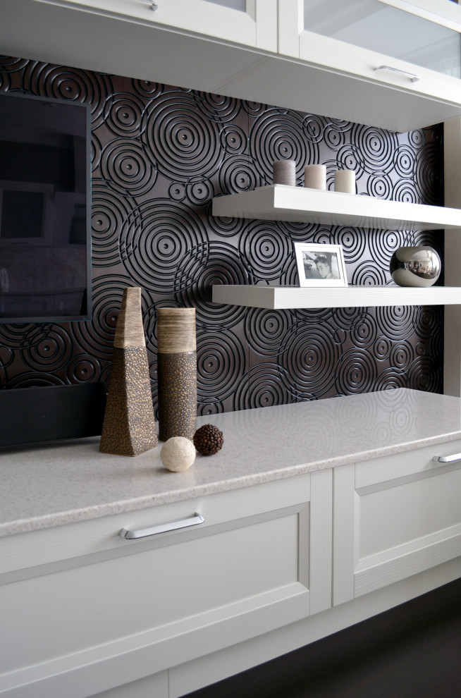 Акцентная стена в гостиной