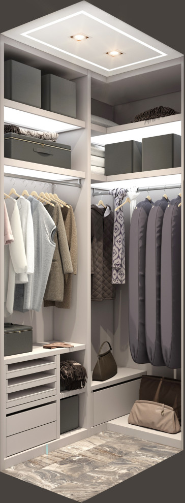 Стильная классика для семьи с тремя детьми (150 м2).