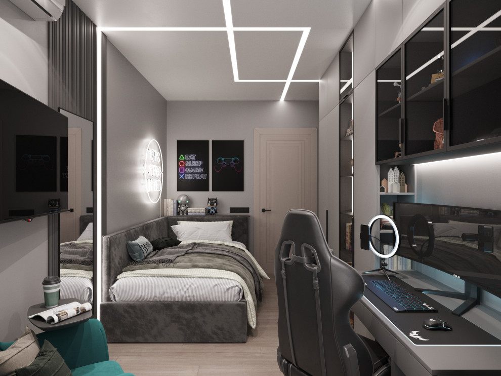 Дизайн проект квартиры 90 м2 с детской комнатой