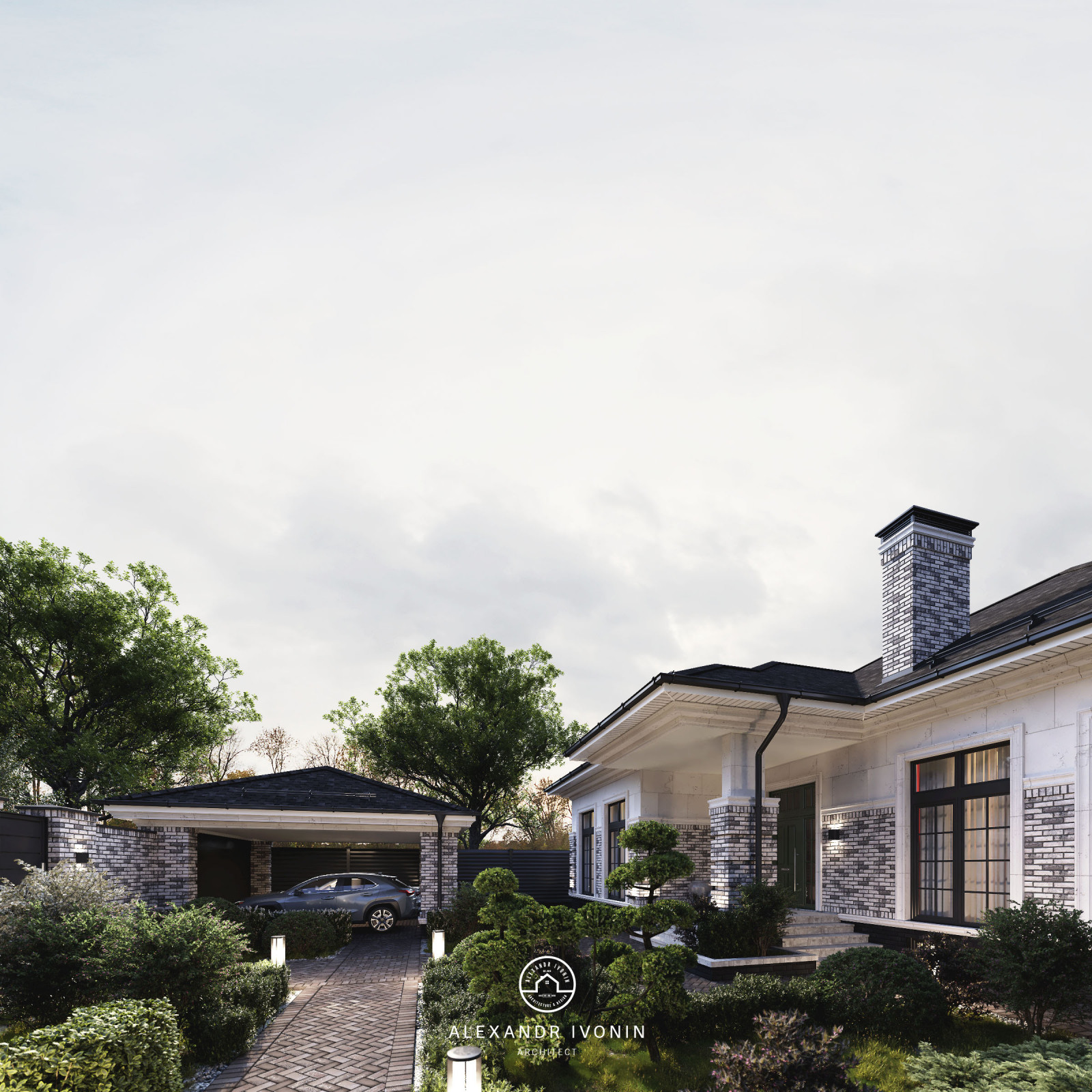 Дом в стиле неоклассика в Ростове