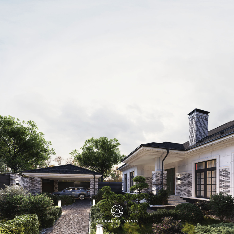 Дом в стиле неоклассика в Ростове