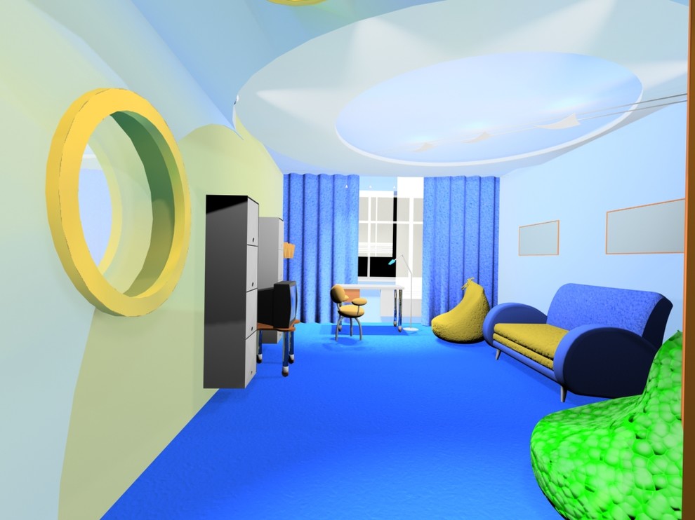 2003 г. Квартира в современном стиле.