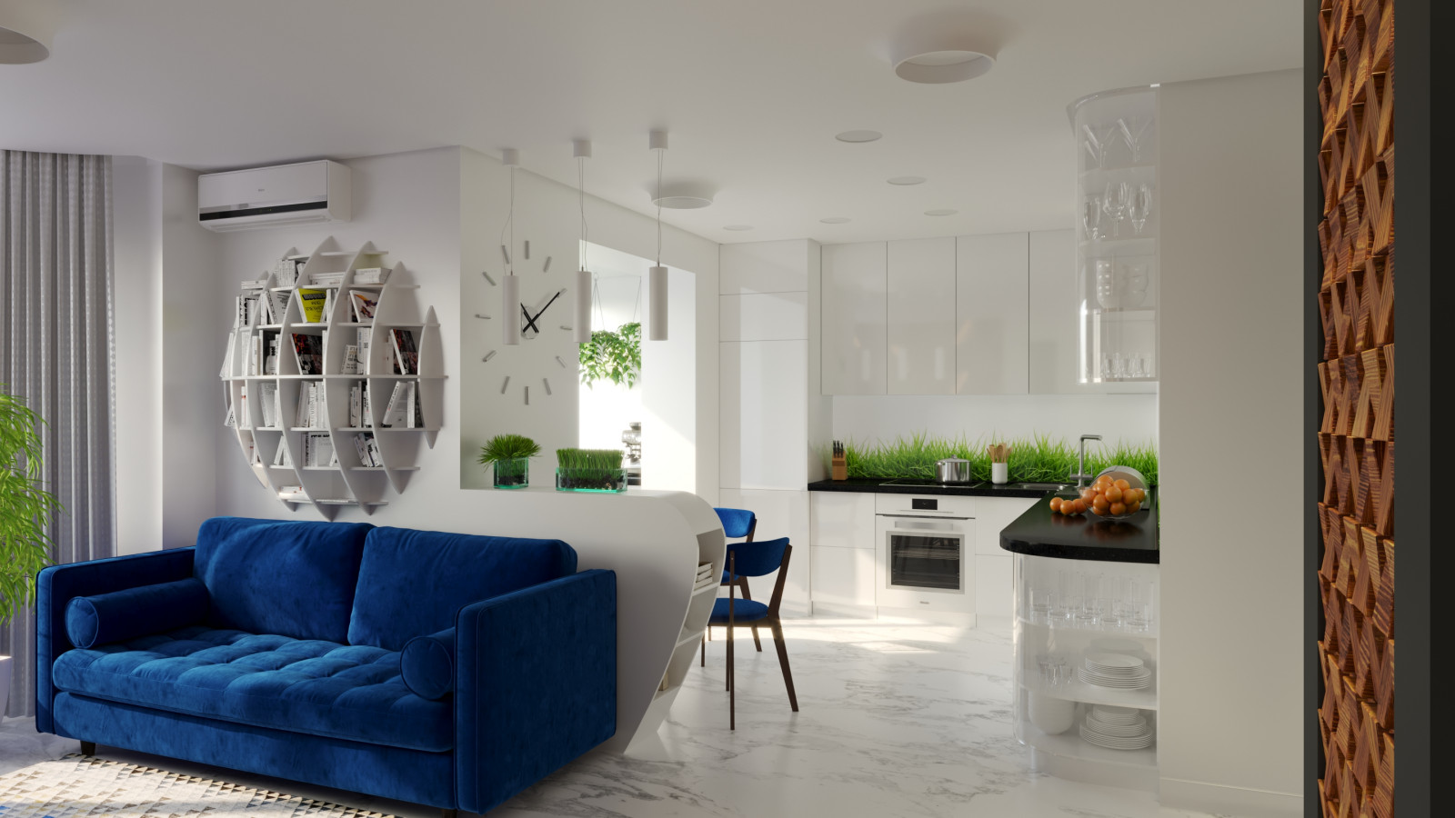 Интерьеры. Москва. Волгоградский пр-т. 100 м2.