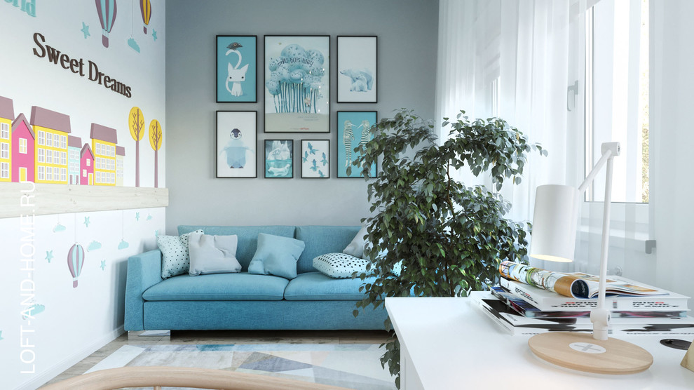 Дизайн-проект для таунхауса в КП Марсель, 120 кв. м.