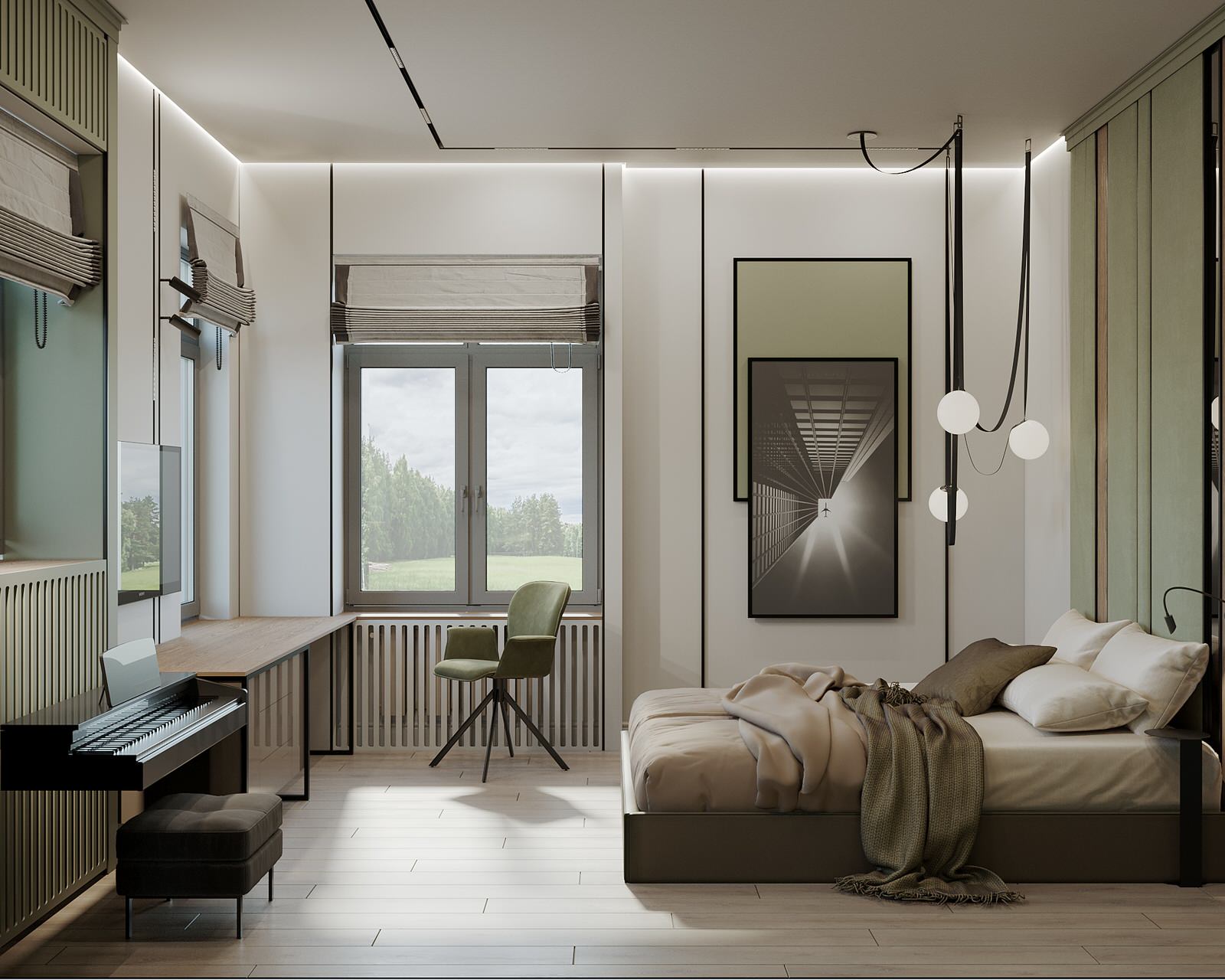 Загородный дом 380 кв.м.  2 этаж пос. Тарлаши