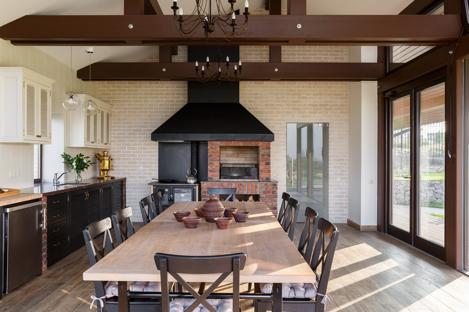 Домик-веранда с барбекю