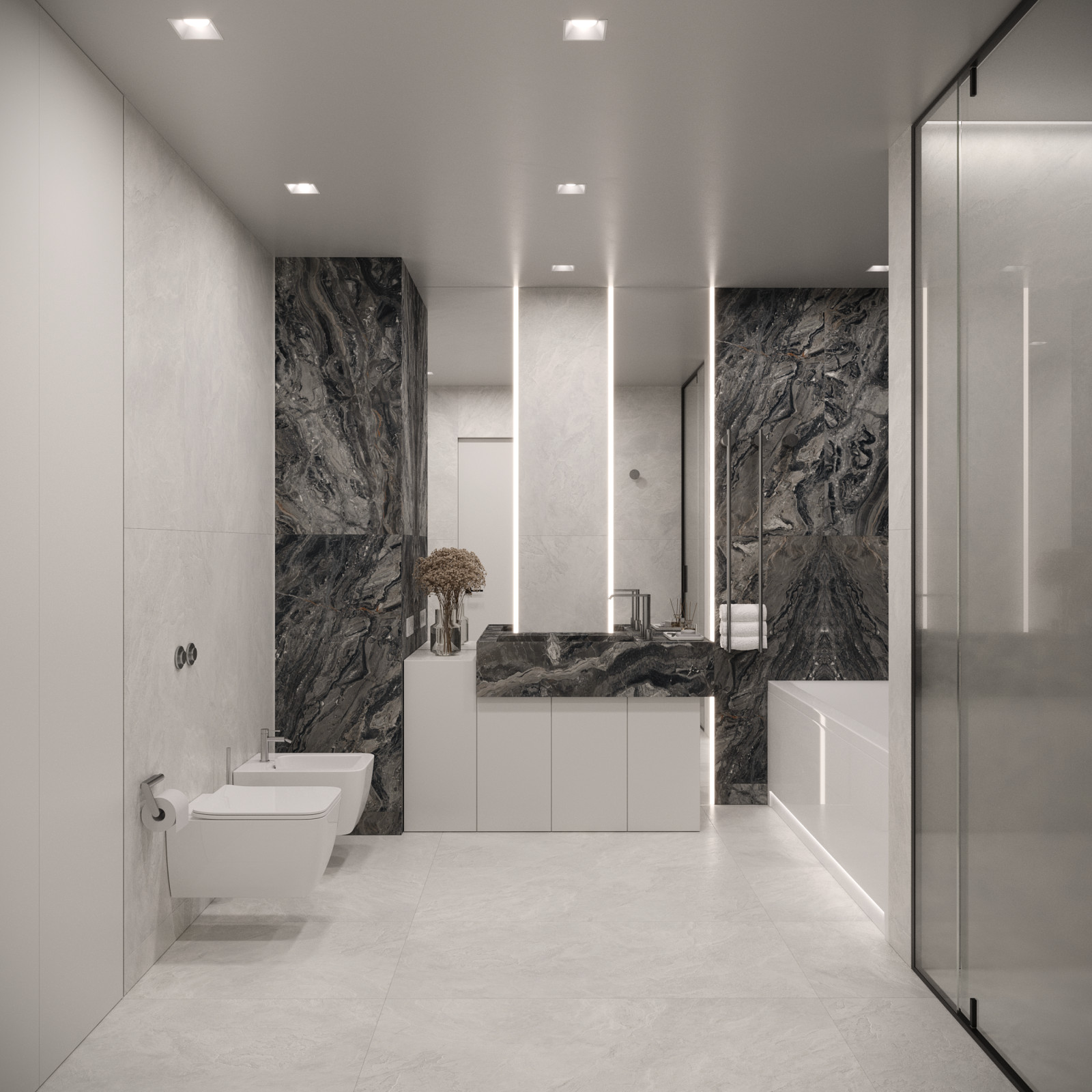Bathroom in contemporary style