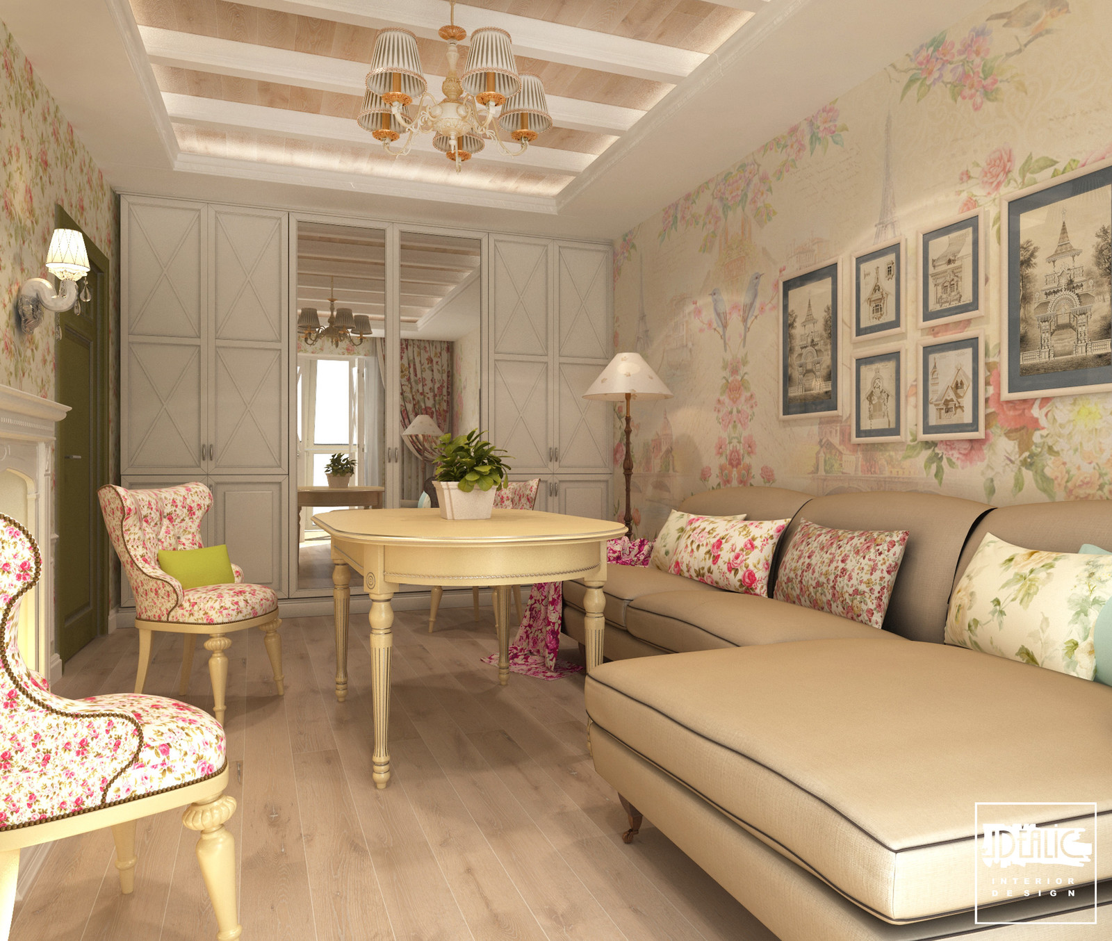 Прованс в загородной квартире