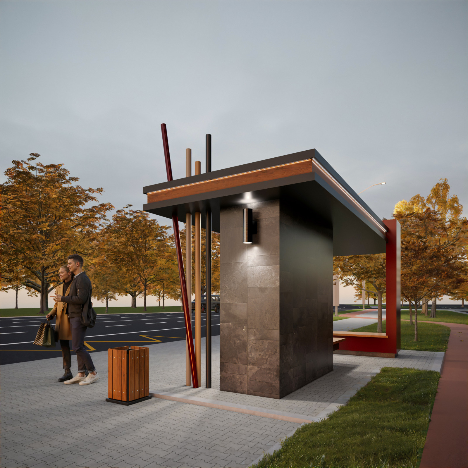 Остановка общественного транспорта