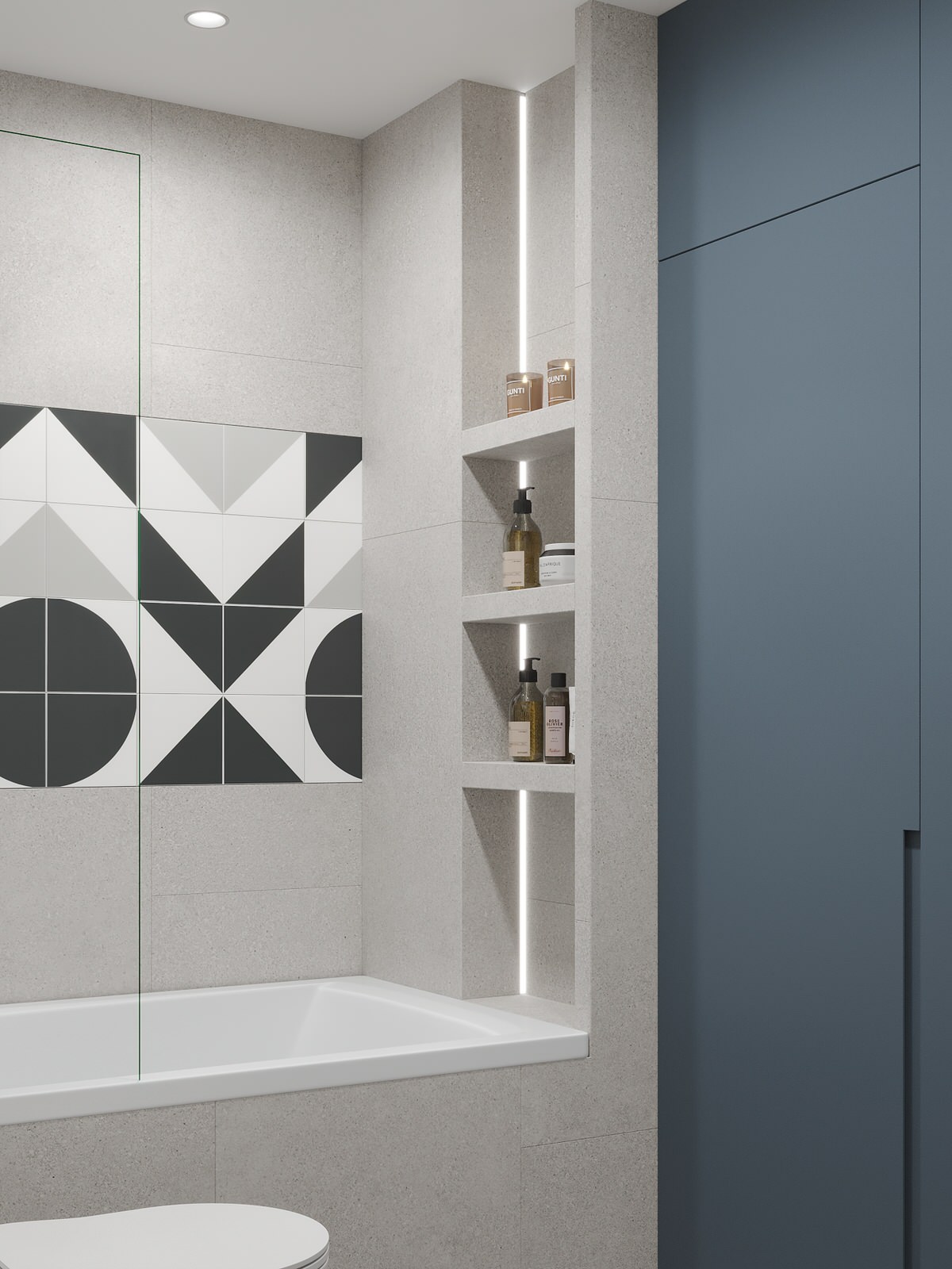 Квартира для молодой семьи с элементами сканди