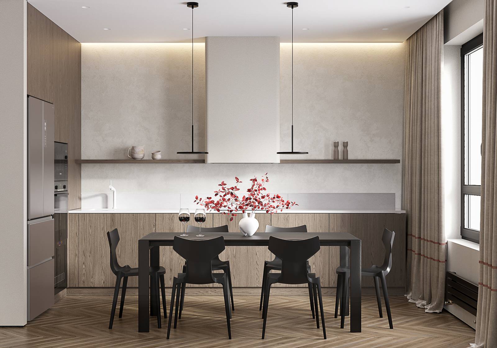 Кухня-гостиная