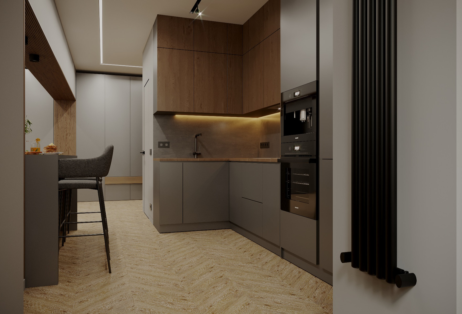 Дизайн 2-х комнатной квартиры 77 кв.м