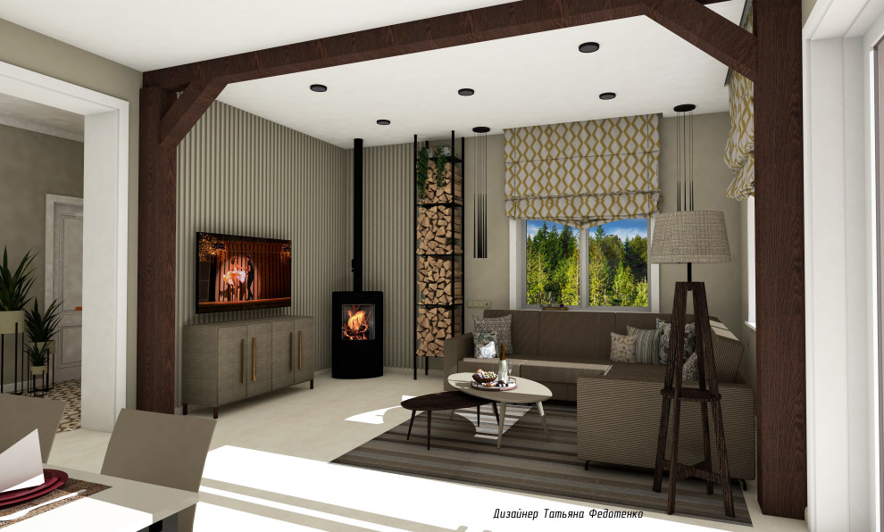 Загородный дом 210 м2 для семьи из 4х человек