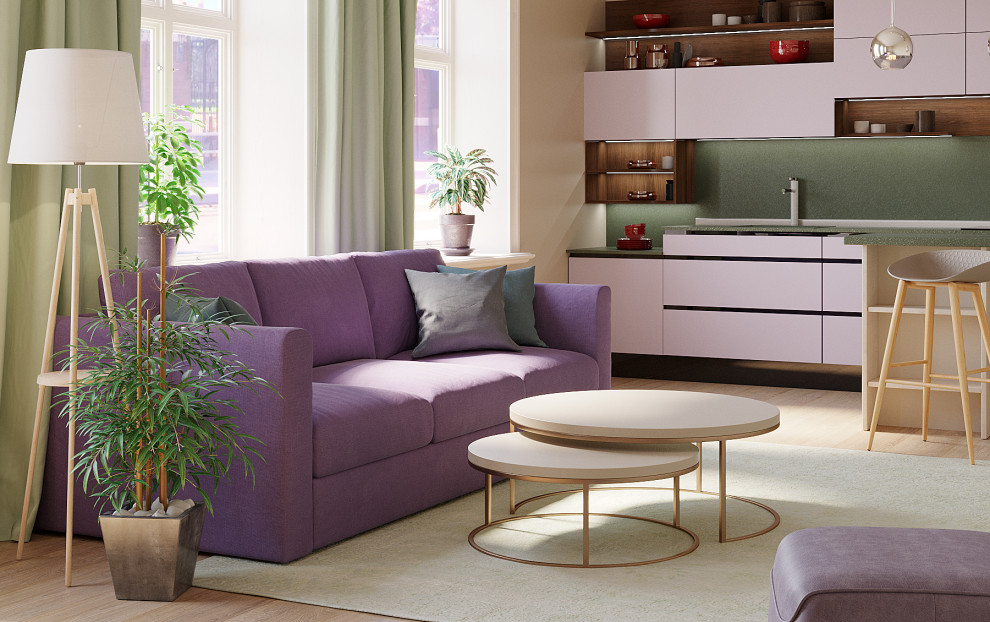 Обложка проекта: гостиная студия