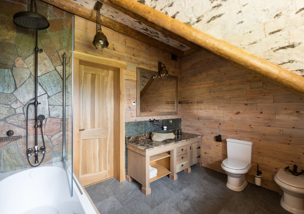 Дом в рустикальном стиле