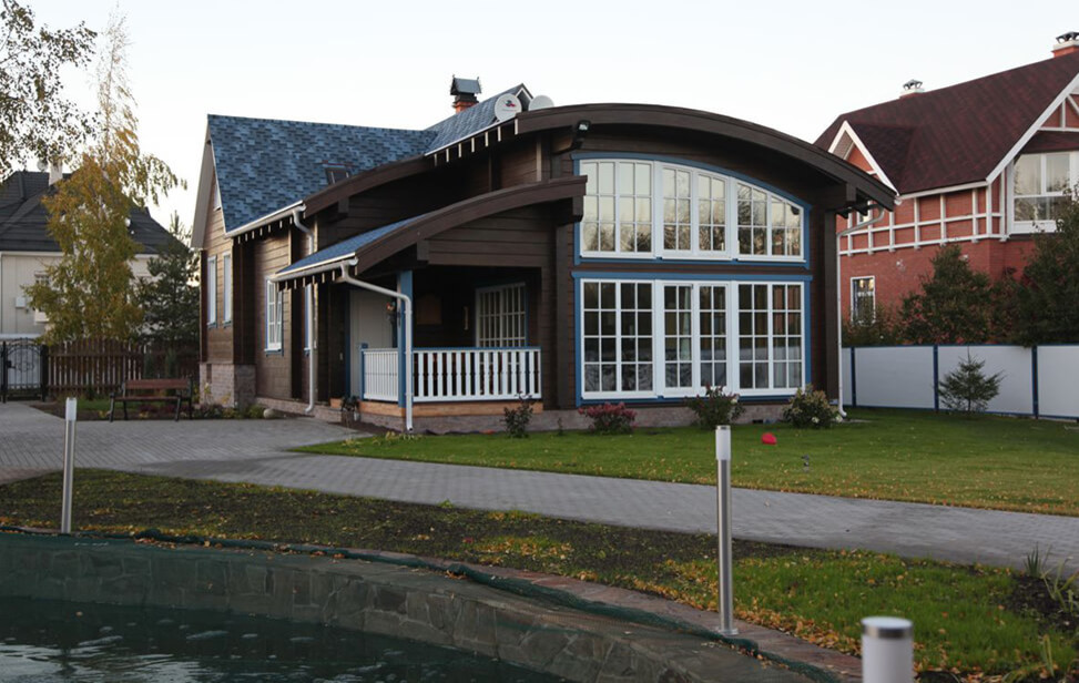 Дома из клееного бруса