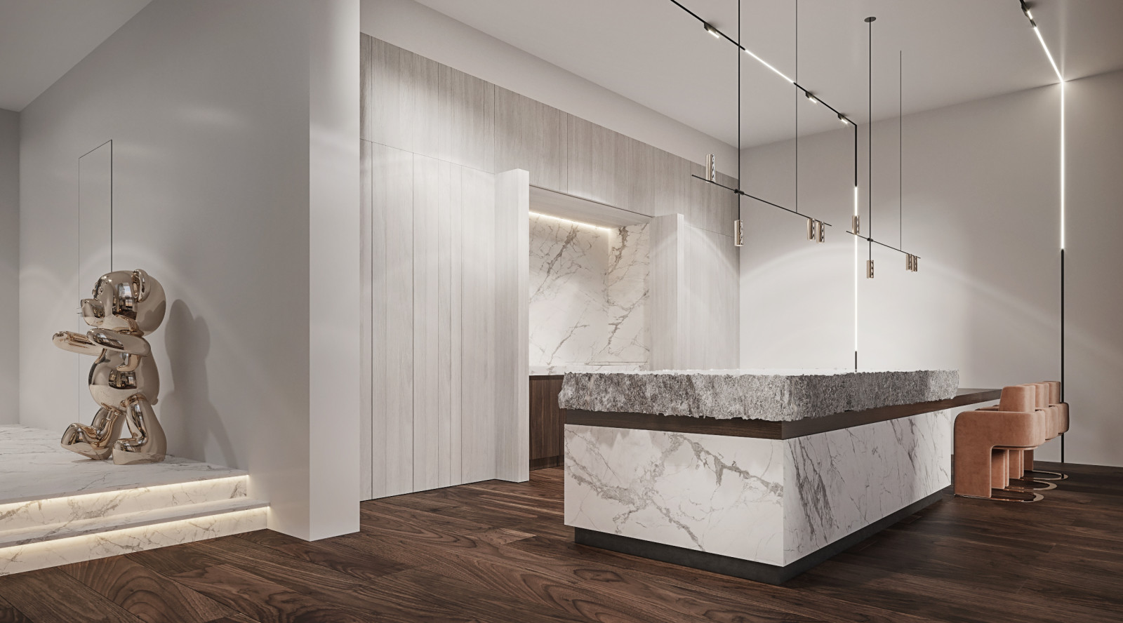 Комфортная студия в современном стиле 150м2