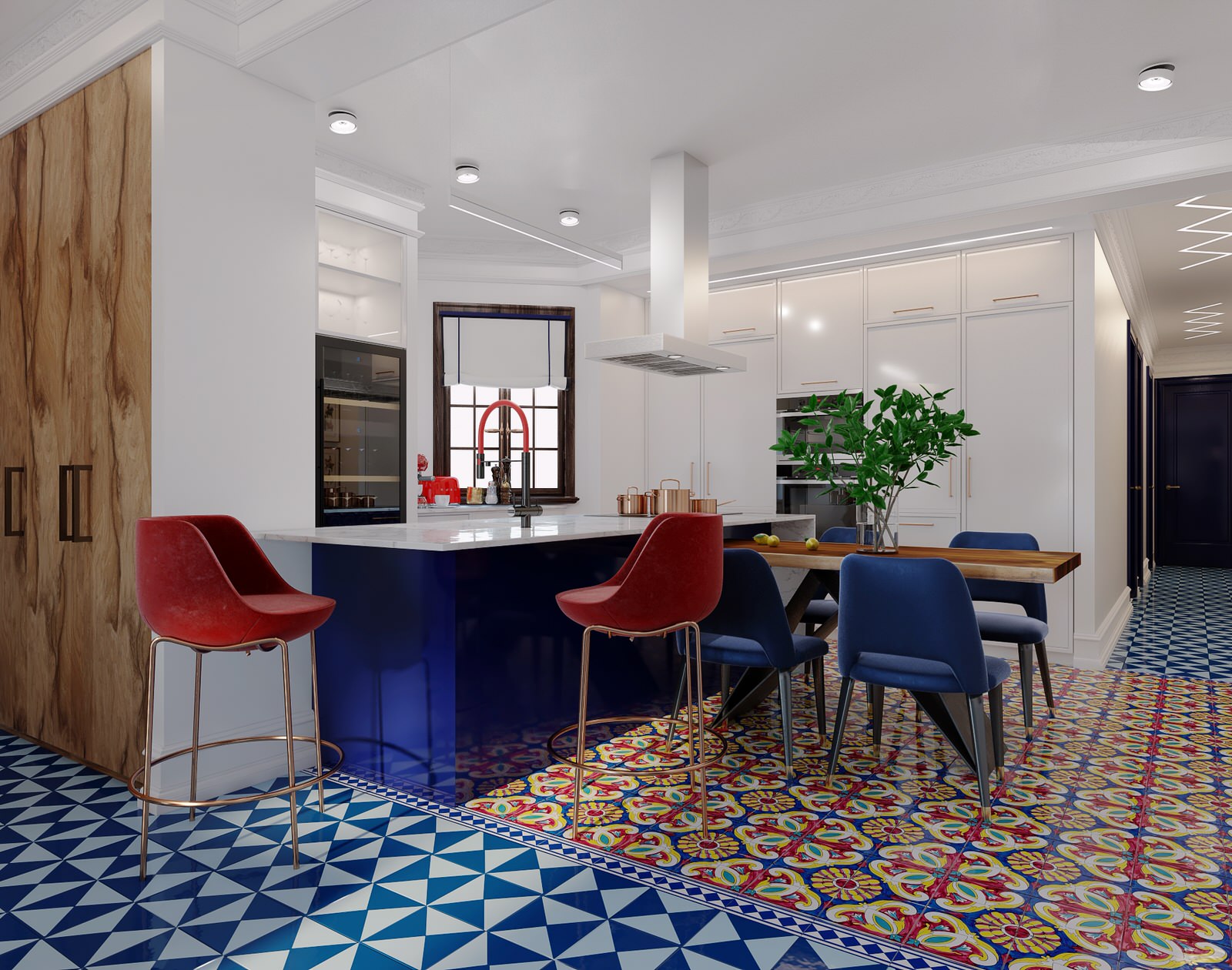 Кухня-столовая. Квартира в Испании