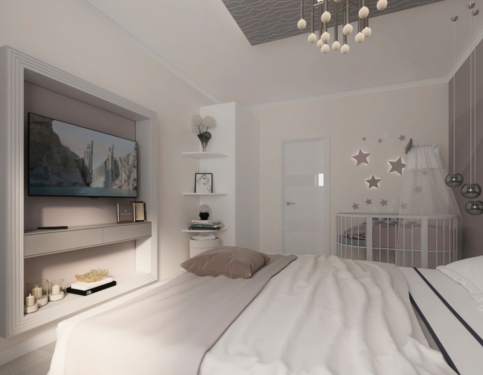 Дизайн для молодой семьи из трех человек.