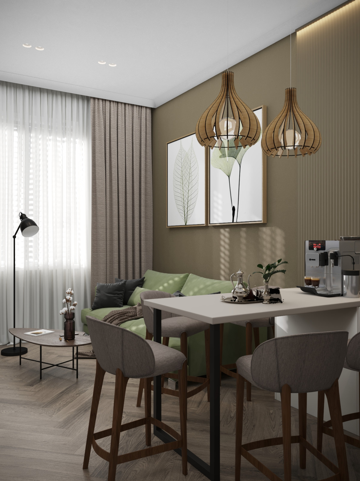 Обложка проекта: 3+ Квартира для дружной семьи. ЖК Первая линия