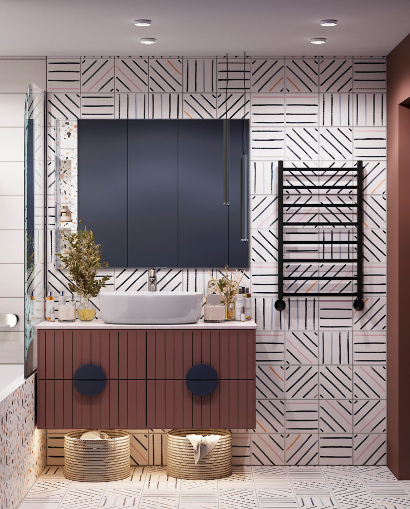 Ванная комната для большой семьи