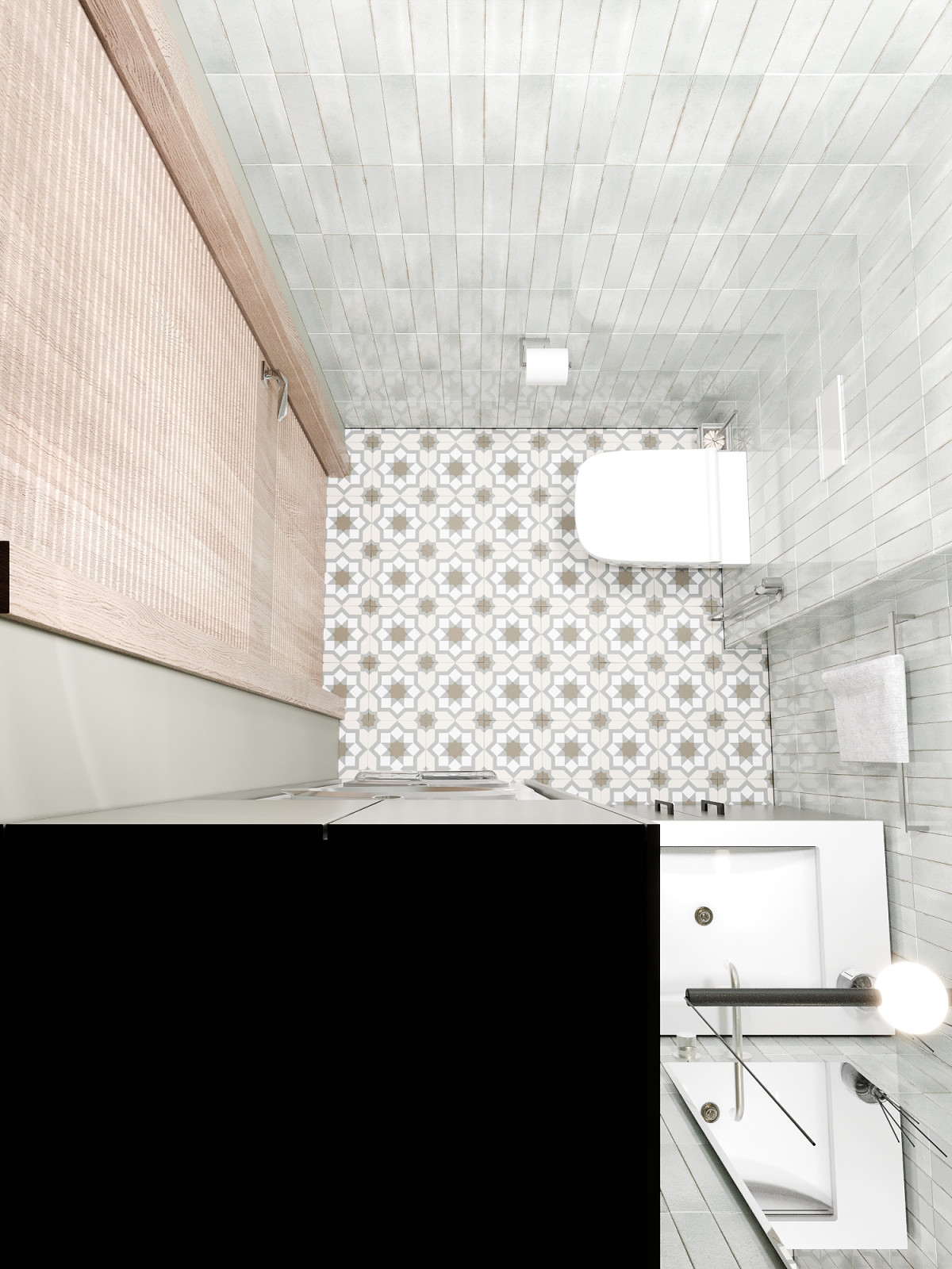 Крылатское, гостевой санузел, постирочная