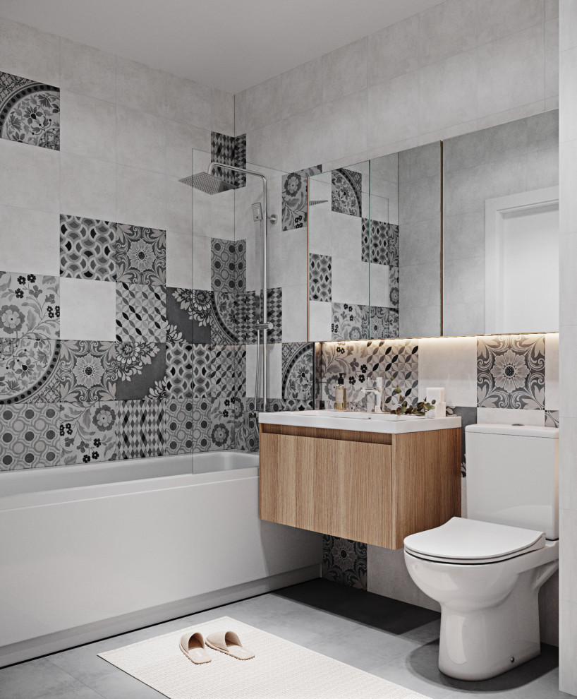 Обложка проекта: Санузел типовой квартиры в новом ЖК