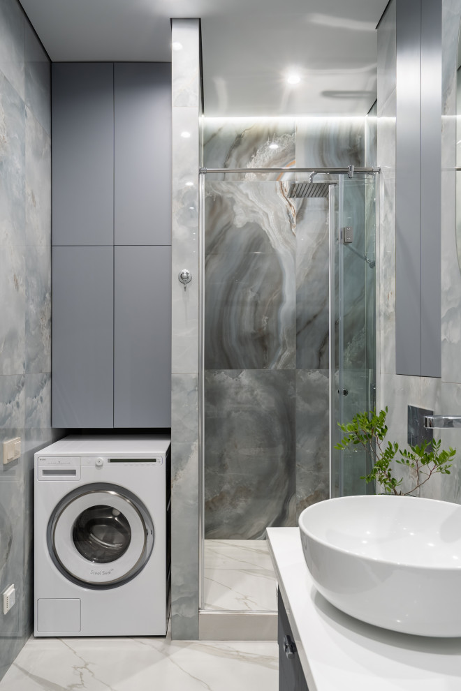 Полная меблировка квартиры в ЖК "Дом на Ярославской" дизайнер Елена Мархаюк