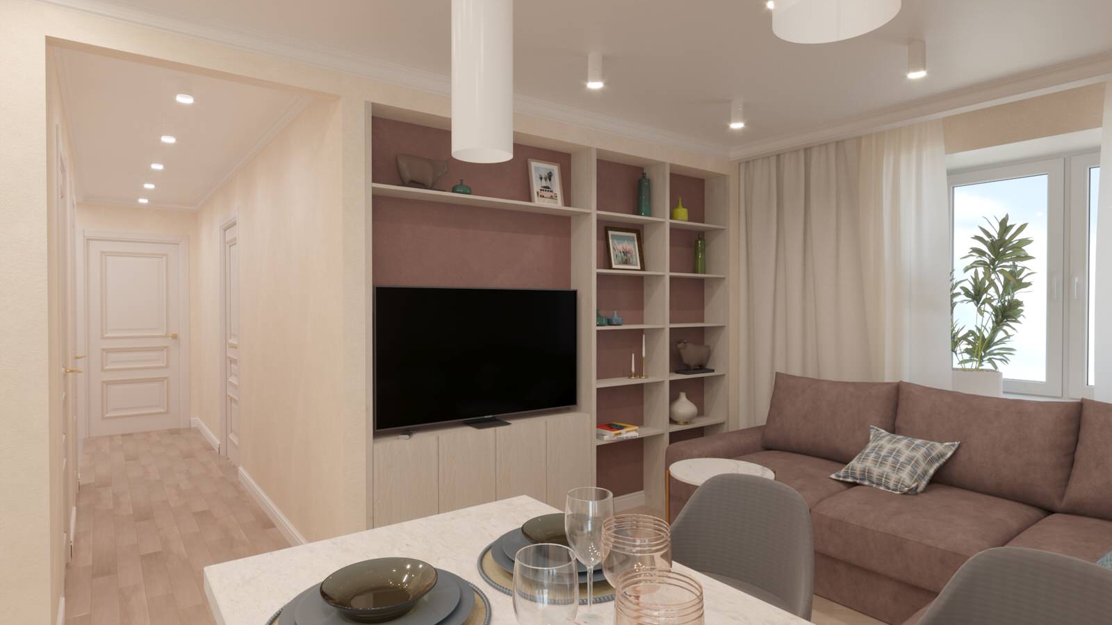 Квартира в современной классике