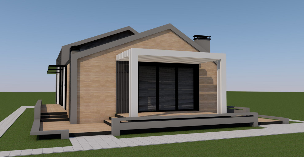 Архитектура дома стиле Барнхаус