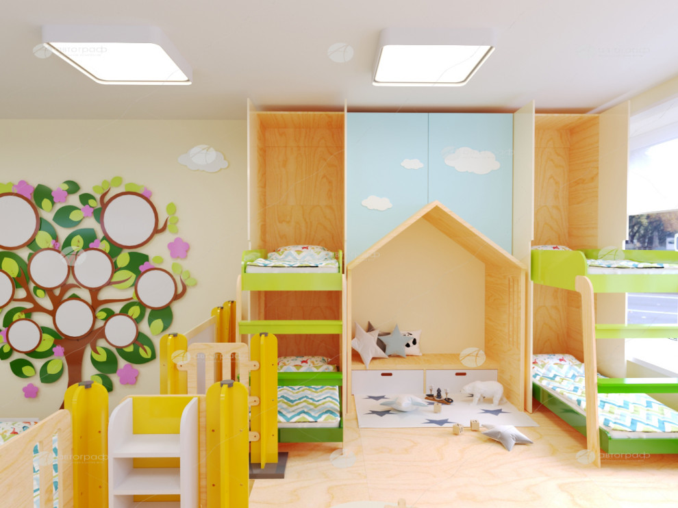 Обложка проекта: Дизайн проект для детского сада №3 Московского района.