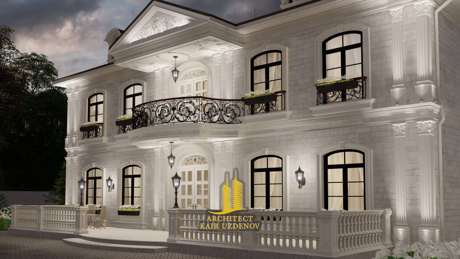 Проект дома в стиле Французский ренесанс