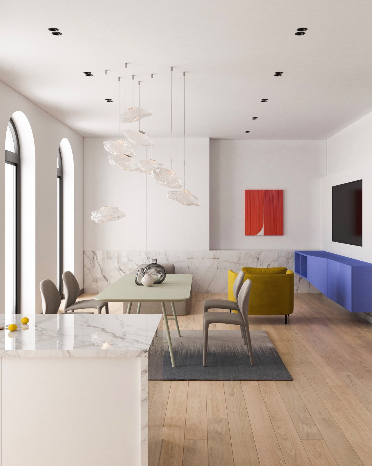 Обложка проекта: Жилое пространство 200 м.кв. в г.Москва