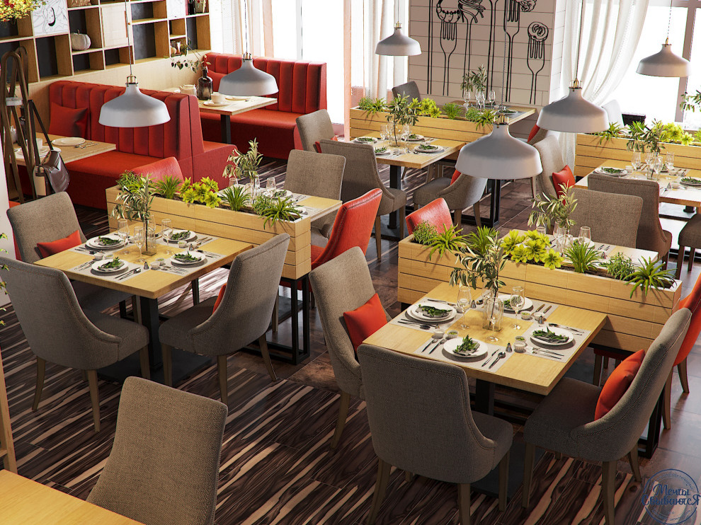 Дизайн-проект интерьера ресторана
