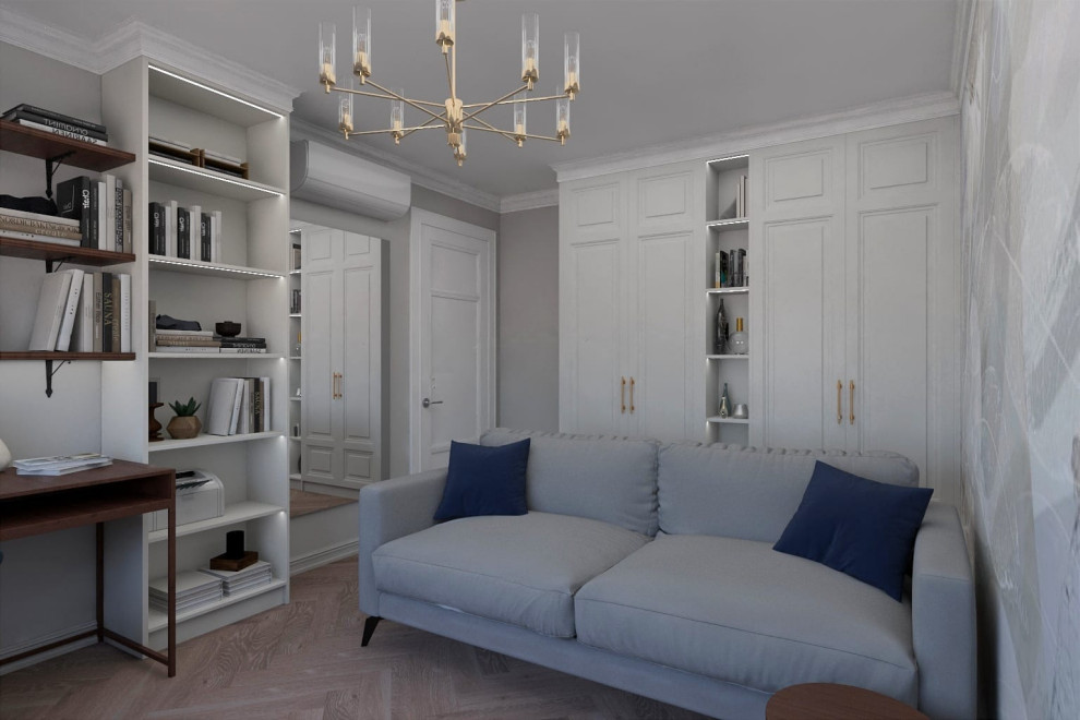 Двухкомнатная квартира рядом с видом на Аптекарский огород