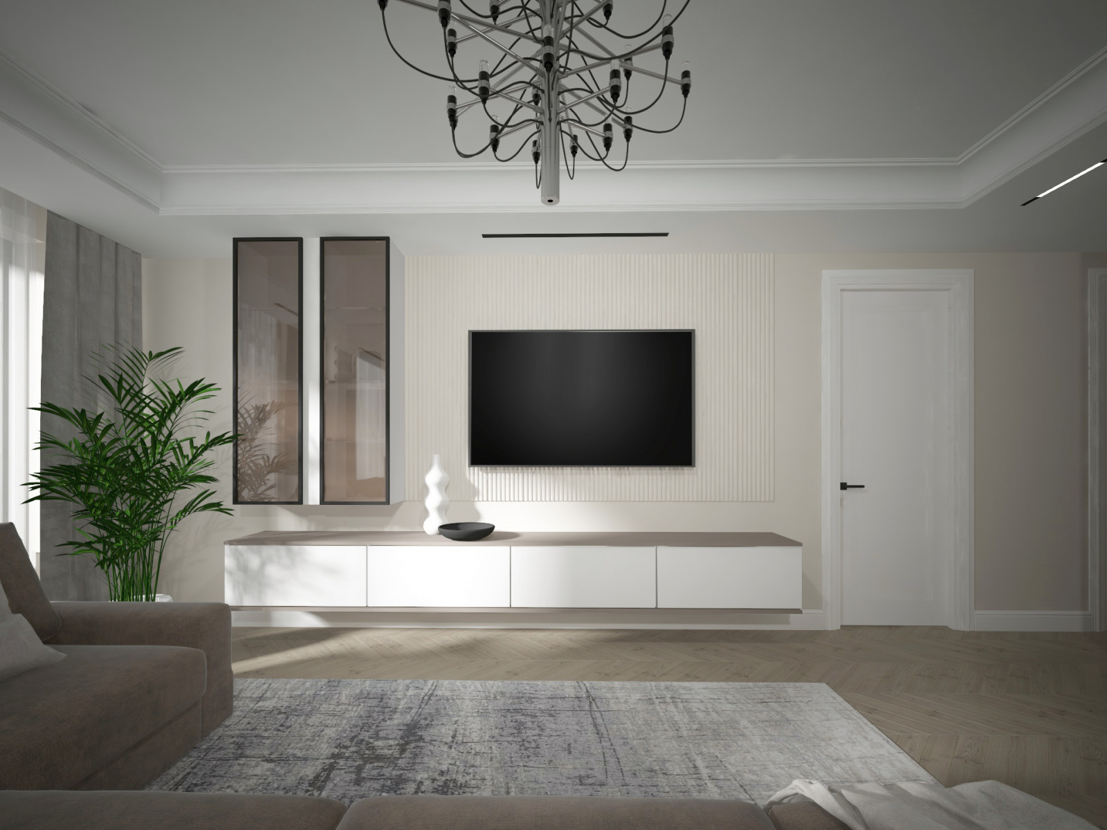 Квартира в современном стиле. ЖК "Остров"